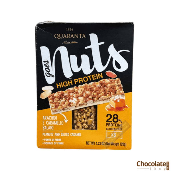 Qusranta Nuts Arachidi E Carsmello Salato High Protein Bar price in BD./