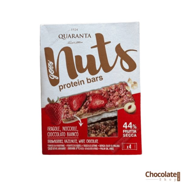 Qusranta Nuts Fragole Nocciole Cioccolato Bianco Protein Bar price in BD.