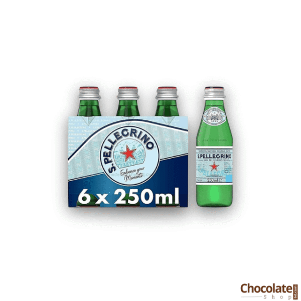 S. Pellegrino Sparkling Natural Mineral Water In Glass Bottle 250 mL 6 Packs price in BD.