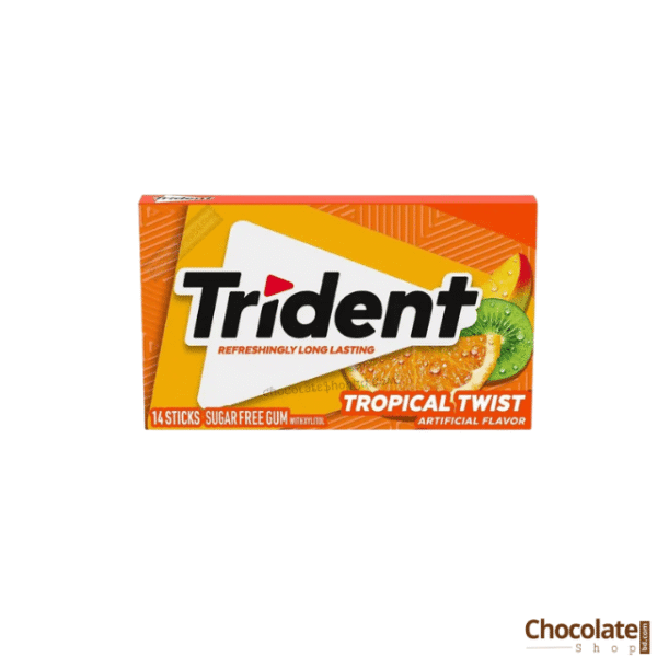 Trident Tropical Twist Sugar Free Gum 14 Pieces Pack price in BD.
