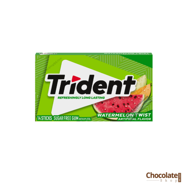 Trident Watermelon Twist Sugar Free Gum 14 Pieces Pack price in BD.