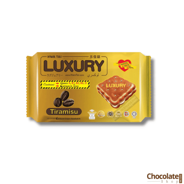 Hwa Tai Luxury Tiramisu Flavored Calcium Cream Sandwich 200gm price in BD.
