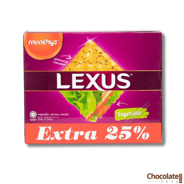 Munchy's Lexus Vegetable Calcium Cracker 200gm Box price in BD.