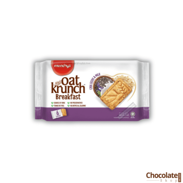 Munchy's Oat Krunch Breakfast Chia Seeds & Milk 192gm price in BD.