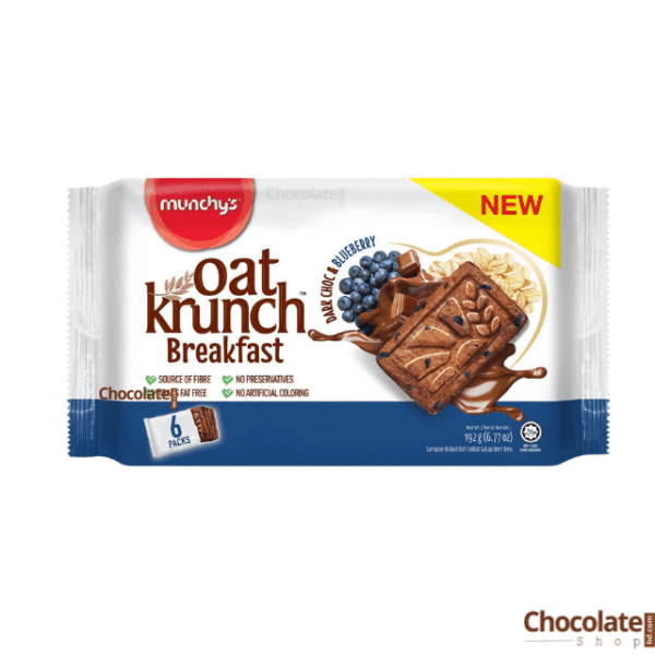 Munchy's Oat Krunch Breakfast Dark Choc & Blueberry