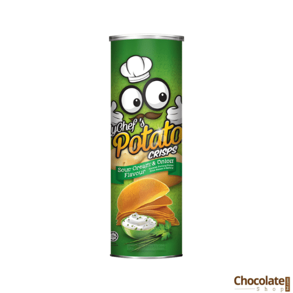 Mychef's Potato Crisps Sour Cream And Onion Flavour price in BD.