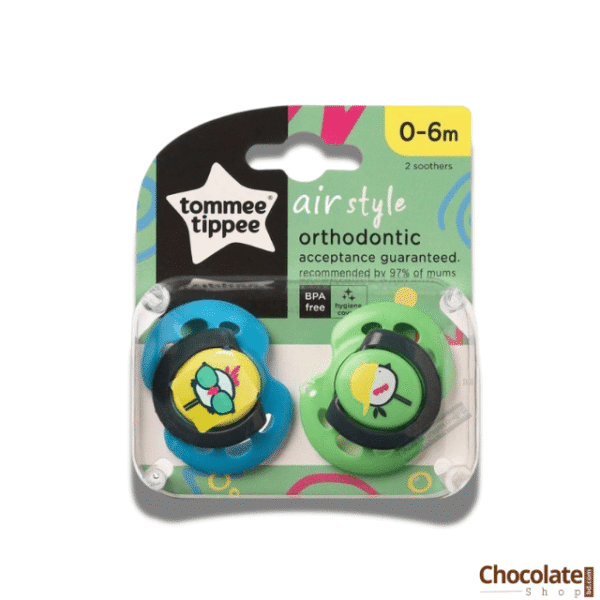 Tommee Tippee Air Style Orthodontic Soother 0-6m Pack of 2 price in BD.