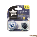 Tommee Tippee Night Time Orthodontic Soother 0-6m Pack of 2 price in BD.