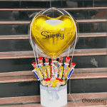 Apology Blossom Cake a Sweet Gesture with Flowers Balloons and Chocolate - Image 3