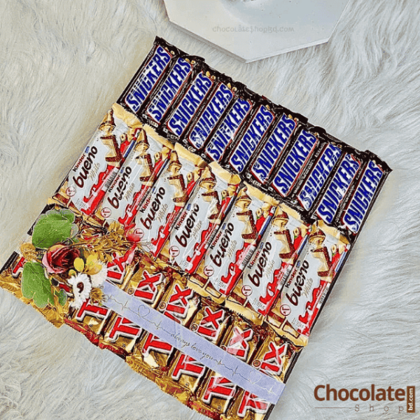 Chocolate Combo Package 11 with Snickers Bueno Twix price in BD.