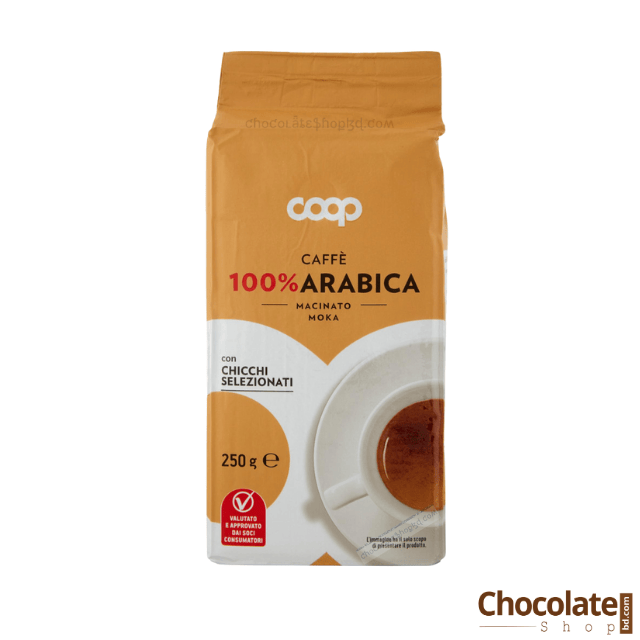 Coop Caffè 100% Arabica Macinato Moka Coop Caffè 100% Arabica Macinato Moka price in BD.