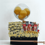 Chocolate Mix Premium Gift Pack A14 With Flowers And Balloons price in BD.
