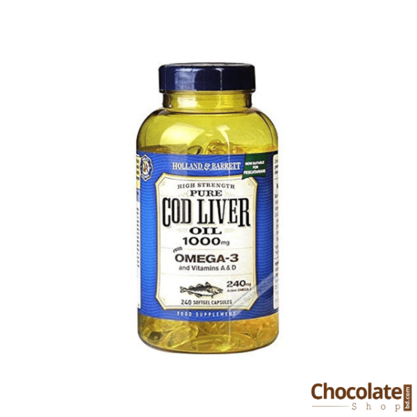Holland & Barrett Cod Liver Oil 1000mg Omega 3 price in BD.