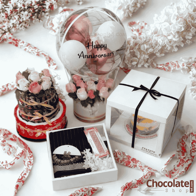 Luxury Surprise Cake C2 With Sharee Chocolate and Flower Balloon Luxury Surprise Cake C2 With Sharee Chocolate and Flower Balloon price in BD.