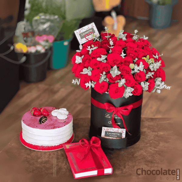 Luxury Surprise Cake C9 with Quran and Rose Bouquet price in BD.