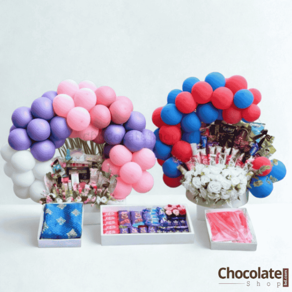 Mackup Hamper M1 with Chocolate Box and Sharee Package price in BD.