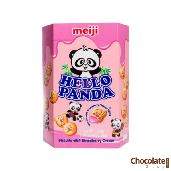 Meiji Hello Panda Biscuits with Strawberry Flavour Filling price in BD.