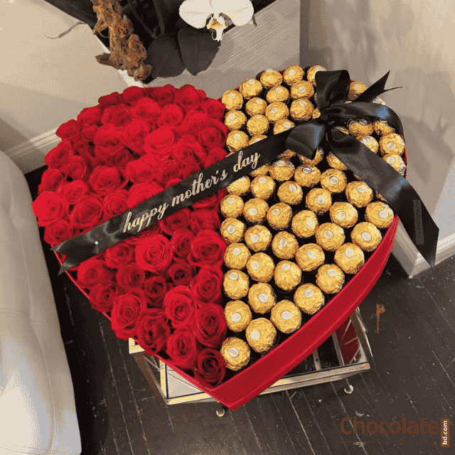 Mothers Day Special M01 Rose Bouquet with Ferrero Rocher Mothers Day Special M01 Rose Bouquet with Ferrero Rocher price in BD.