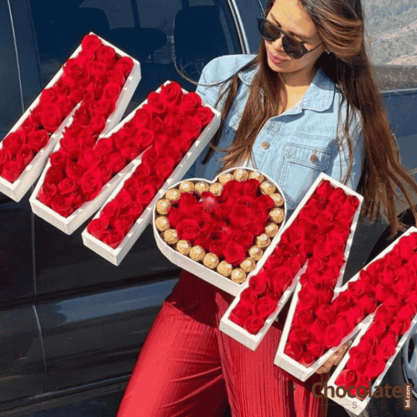 Mothers Day Special M02 Rose Decoration with Ferrero Rocher price in BD.