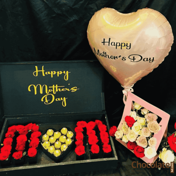 Mothers Day Special M04 Gift Hamper with Ferrero Rocher and Roses price in BD.