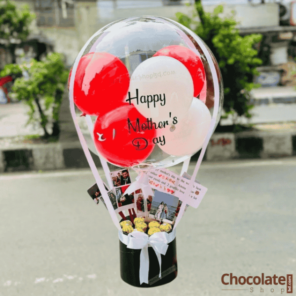 Mothers Day Special M09 Chocolate and Balloon Bouquet price in BD.