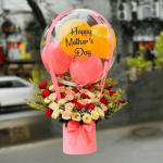 Mothers Day Special M14 with Rose Balloon Bouquet price in BD.