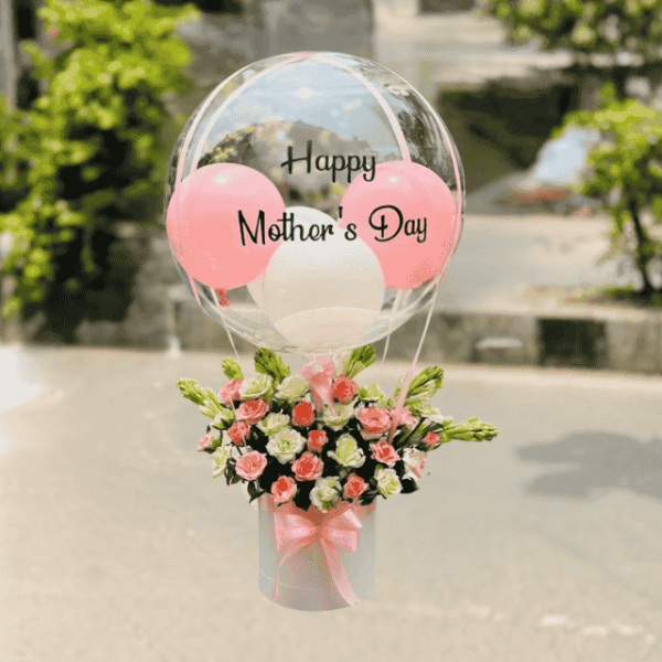 Mothers Day Special M15 with Rose Balloon Bouquet price in BD.