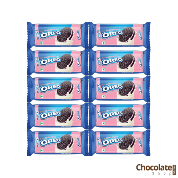 Oreo Strawberry Flavour Cream Biscuit 10 Pices Pack price in BD.