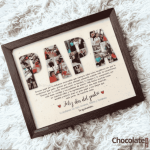 Papa Photo Frame Wooden Color price in BD.