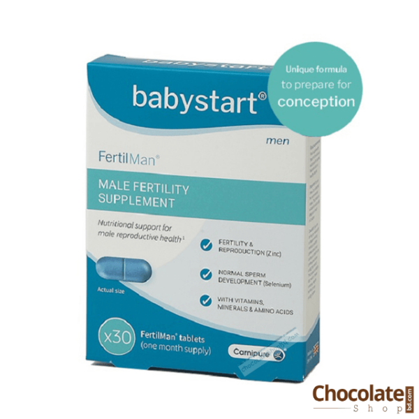 Babystart FertilMan Male Fertility Supplement 30 Tablets price in BD.
