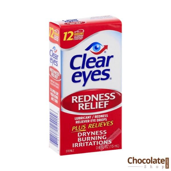 Clear Eyes Redness Relief Eye Drops15ml 2 pcs set price in BD.