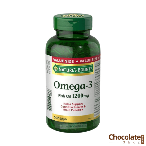 Nature’s Bounty Omega 3 Fish Oil 1200 mg price in BD.