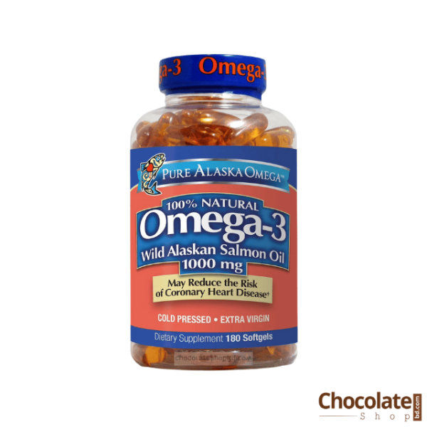 Pure Alaska Omega Wild Alaskan Salmon Oil 1000mg 180 Softgels price in BD.