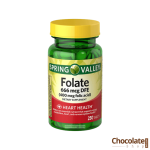 Spring Valley Folic Acid 400 mcg price in BD.