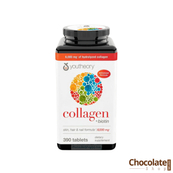 Youtheory Collagen Plus Biotin 390 Tablets price in BD.