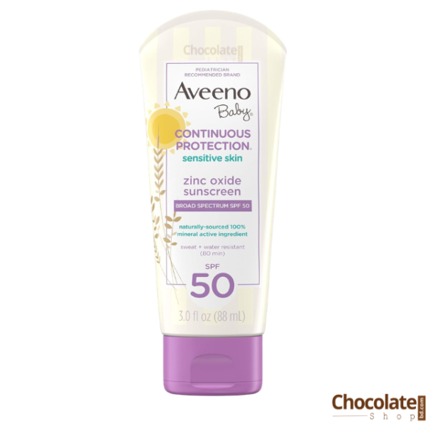 Aveeno Baby Continuous Protection Sensitive Skin Zinc Oxide Sunscreen