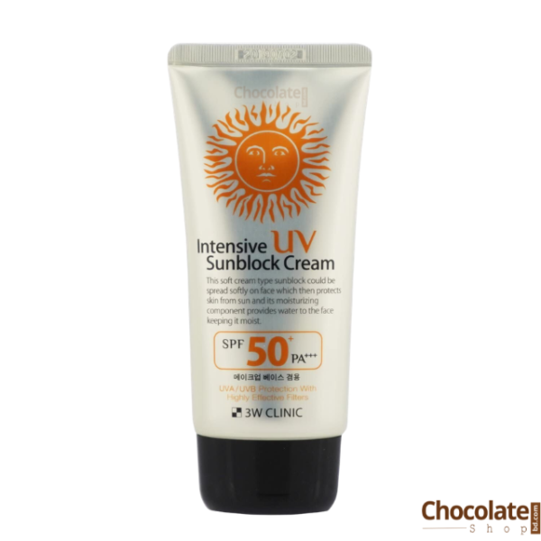3W CLNIC Intensive uv Sunbolck Cream SPF 50 PA+++ 