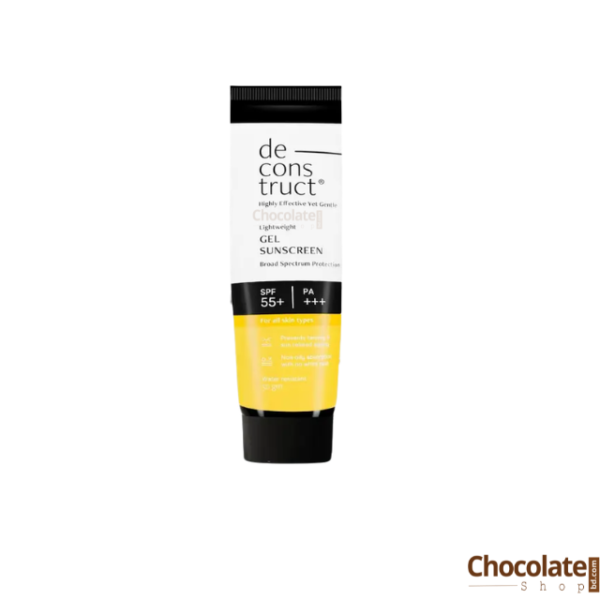 Deconstruct Highly Effective Lightweight Gel Sunscreen SPF 55+ PA+++
