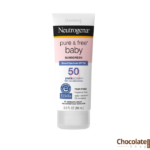 Neutrogena Pure & free Baby Sunscreen SPF50