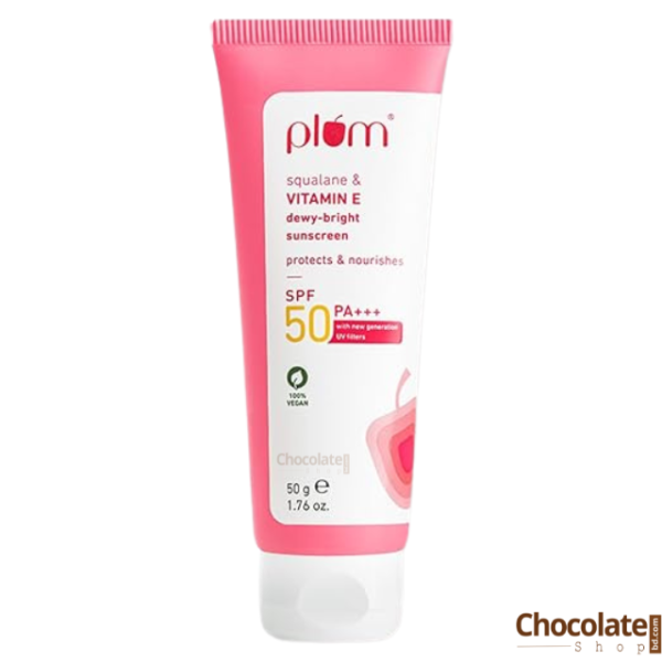 Plum Squalane & Vitamin E Dewy-Bright Sunscreen SPF 50 PA+++