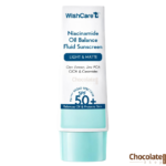 WishCare Niacinamide Oil Balance Fluid Sunscreen Spf 50+ Pa+++