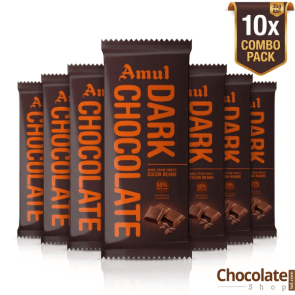Amul Dark Chocolate 35g 10Bars Combo price in BD