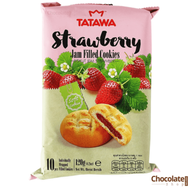 TATAWA Strawberry Flavour Jem Filling Cookies