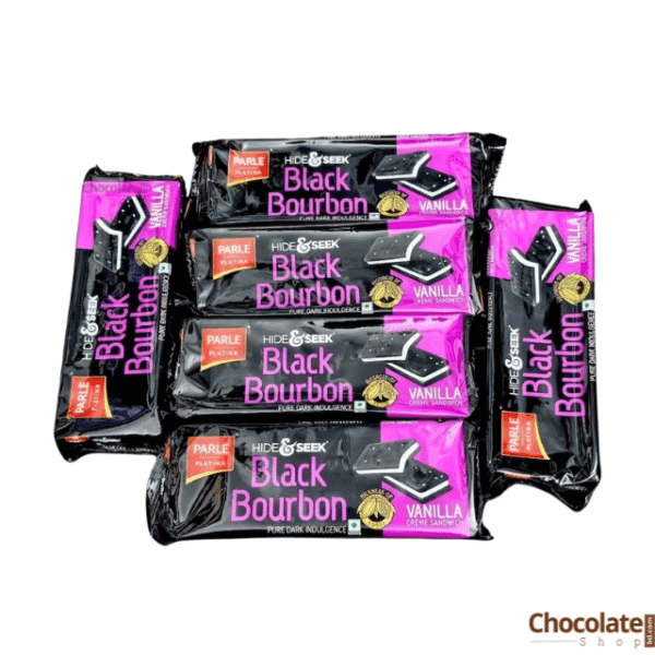 Parle Black Bourbon Vanilla Cream Sandwich