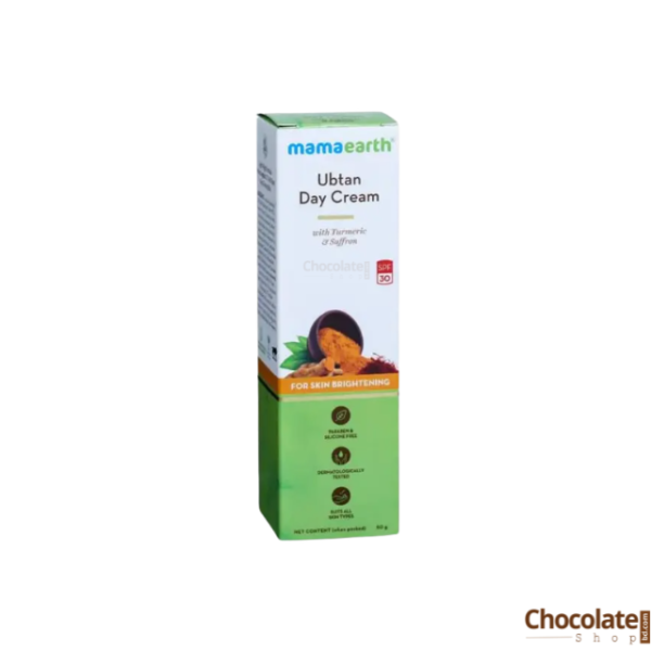 Mamaearth Ubtan Day Cream with Turmeric & Saffron SPF 30
