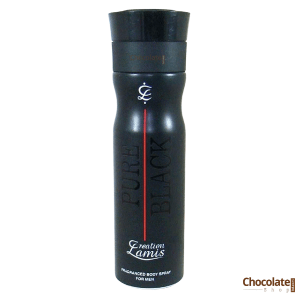 Pure Black Ceation Lamis For Men Body Spray