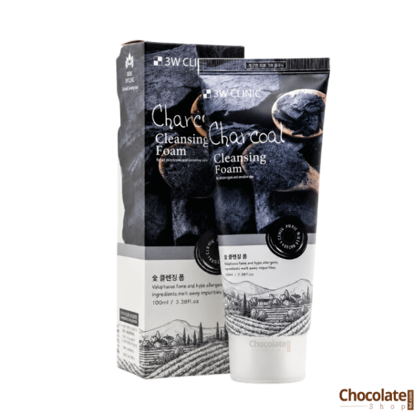 3W Clinic Charcoal Cleansing Foam 100ml