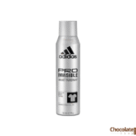 Adidas Pro Invisible Antiperspirant Deodorant Spray
