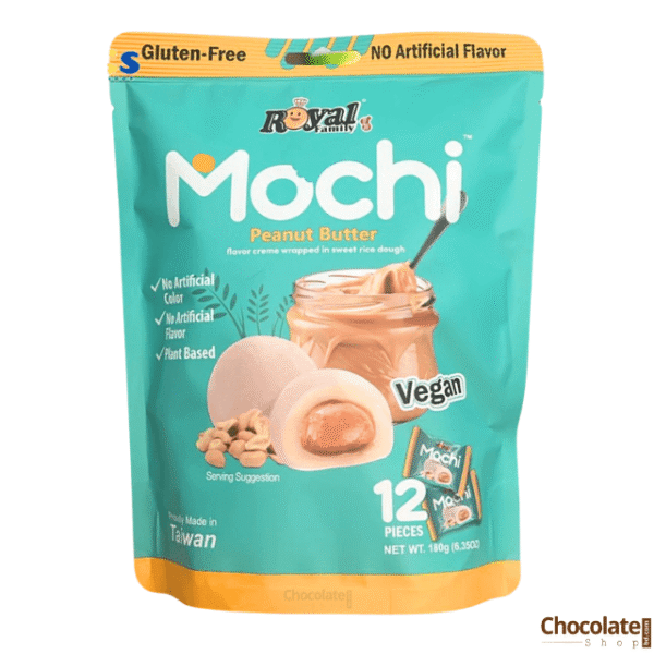 Royal Family Mochi Peanut Butter Vegan 8 Pieces