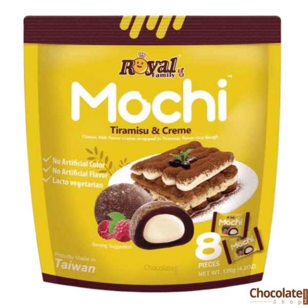 Royal Family Mochi Tiramisu & Creme 8 Pieces Pack